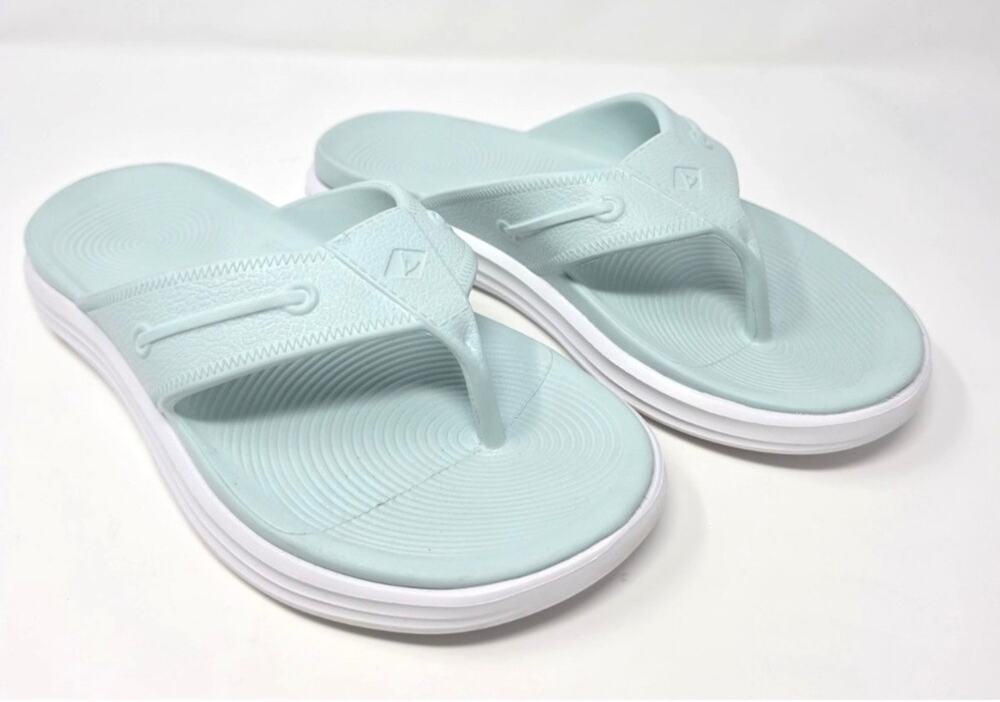 Sperry Windward Thong Blue Flipflops so comfy size 8 Women